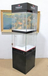Tissot Swiss Watches Retail Display Case Cabinet W/ Key  75.5'H X 20.5'W