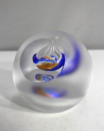 5'h GRAN WRFF Kosta Boda Sculpture  Very Rare Royal Art Globe  Signed G. Wrff 97939