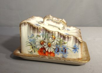 Blush Ivory 'Hollyhock' Cheese Dish