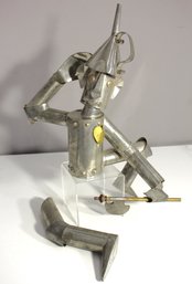 Unique Handmade Tin Man Sculpture - Wizard Of Oz Inspired Decor