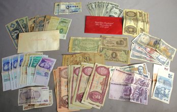 Collection Of World Currency Notes  Rare And Vintage