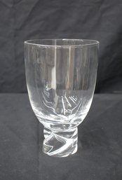 Steuben Signed Footed Vase (8.5'h)