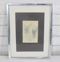 Robin Hoffman Artist Proof  Signed & Dated 1975  Abstract Print  Framed (16.5' X 12.5')