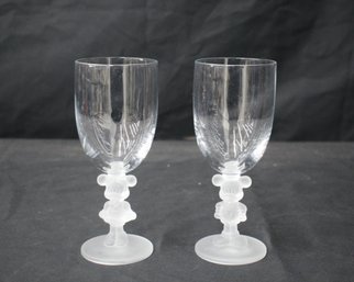 2 W3alt Disney Wine Glasses With Mickey Mouse Stems