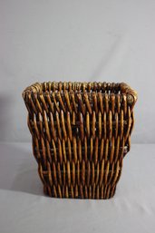 Vintage Bamboo Basket