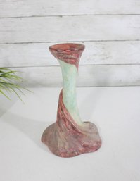 Vintage Hedi Schoop Pottery Candle Holder Sculptural Mid-Century Modern 8.5'H