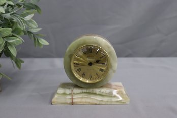 Vintage Staiger German Onyx Mantle Clock