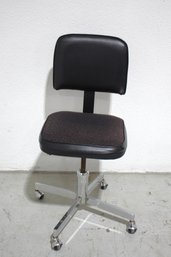 Vintage Mid-Century Office Chair On Casters