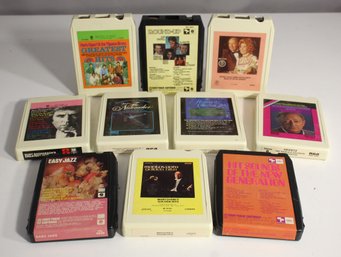 'Lot Of Vintage 8-Track Tapes - Mixed Genres And Artists'