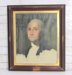 George Washington Portrait Print  Framed Historical Artwork  28' X 24.5'
