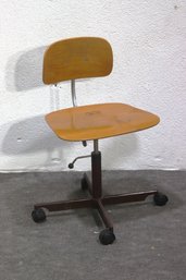 Vintage KEVI Danish Swivel Office Chair  Mid-Century Modern Adjustable Design