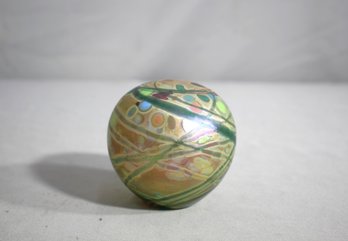 Vintage Brioni Iridescent Art Glass Paperweight