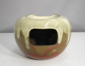 Unique Ceramic Tabletop Water Fountain  Artisan Glazed Pottery With Water Feature