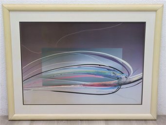 Framed Elba Alvarez Serigraph Reproduction Print