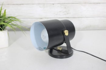 Vintage Adjustable Black Metal Spotlight Lamp  Industrial Desk Accent Light