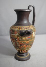 Antique Greek Hand-Painted Amphora Vase - 480-500 B.C. Copy
