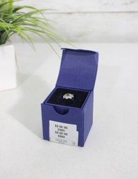 Swarovski Sunshine Ring  Gold Tone Crystal Flower Ring  Womens Size 5