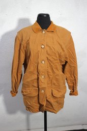 Vintage Weathervane Women's Barn Jacket  Corduroy Collar  Size 8