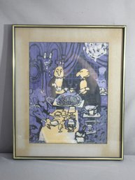 'Serving Armadillo For Dinner' - Unique Contemporary Art Print- Unsigned