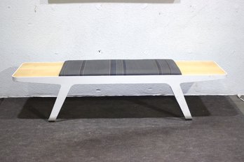 Modern Settee Bench With Iron Base  Stylish & Versatile