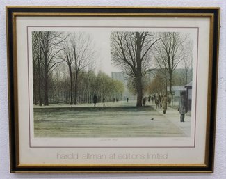 Altman Signed Artist Proof Lithograph 'harold Altman November 1979'