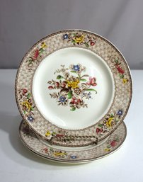 Vintage Alfred Meakin 'Dorset' Pattern 9' Plates - Set Of 4, Made In England