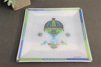 MCM Georges Briard Fancy Free/Hot Air Balloon Serving Plate