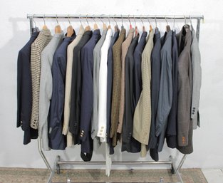 Rack L-Mens Suits & Sport Coats Rack Lot  Size L/XL  Classic & Vintage Styles