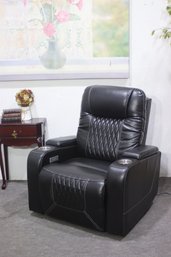 Luxury Power Recliner Chair  LED Cup Holders, USB Charging, And Power Controls-(1 Of 2 )