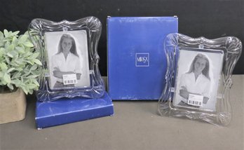 Two Mikasa SIMONE 4.5' X 6.5' Frames With Original Boxes