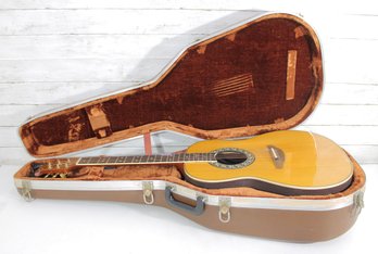 Vintage 1974 Ovation Model 1617 Natural Acoustic Guitar W/ Original Casese