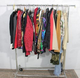 Rack O-Womens Tops & Jackets Rack Lot  Mixed Styles & Colors  Sizes SL