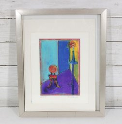 Michael Babyak Quiet Room II Signed Print 1996  20 By Nine Studios  Framed  15' X 12'