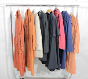 Rack P-Womens Jacket & Cape Lot  7 Jackets  1 Cape  Mixed Styles & Colors  S/M