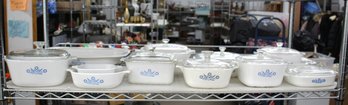 Vintage CorningWare Blue Cornflower Casserole Dish Collection With Lids