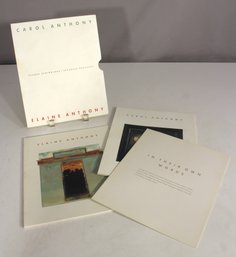 Elaine Anthony & Carol Anthony: Shared Beginnings / Separate Passages Exhibition Catalog Set