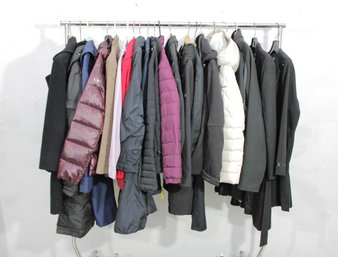 Rack R-Womens Jacket Rack Lot  Puffer, Winter & Casual Jackets  Mixed Sizes