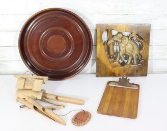 Vintage Wooden Decor Lot