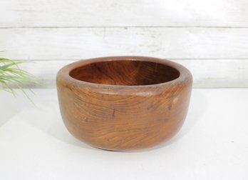 Vintage Dansk Teak Wood Salad Bowl  Denmark Mid Century Modern 9.5'