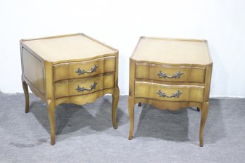 Pair Of Vintage French Provincial Weiman Nightstands  Elegant & Timeless