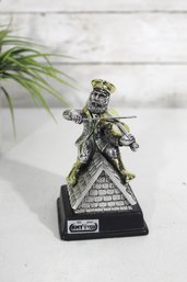 925 Silver  Fiddler On The Roof Figurine By Amiy Israel  Judaica Art Sculpture