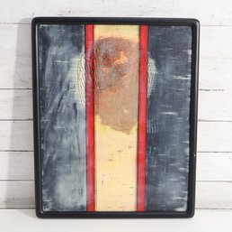 Signed Contemporary Abstract Mixed Media Painting, 2007  21' X 17'