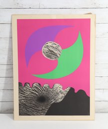 Signed Limited Edition Abstract Pop Art Print 12/200 – Unframed 26.5' X 20.5'