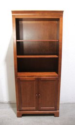 Classic Wooden Bookshelf With Storage Cabinet  75' H X 32' W X 16' D