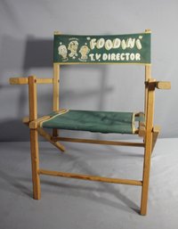 1950 Foodini The Great TV Director Chair - Bunin TV Puppet Show Premium Magician