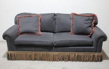 Brunschwig & Fils Upholstered Sleeper Sofa  32' H X 77' W X 40' D  Classic Elegance