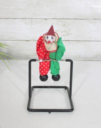 Vintage Clown Perpetual Motion Spinner Weighted Steel Desktop Toy