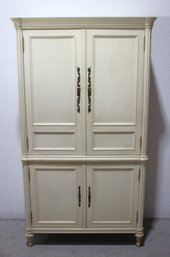 Bodart French Provincial Armoire  73' H X 41' W X 19' D  Elegant Distressed Finish