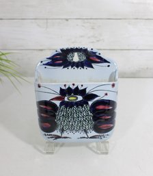 Royal Copenhagen Beth Breyen Salt Box  Mid Century Danish Modern  6 X 6 (No Lid)