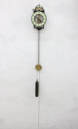 Skeleton Wall Clock W/ Bell Strike & Pendulum  Exposed Movement  5.5' Dial